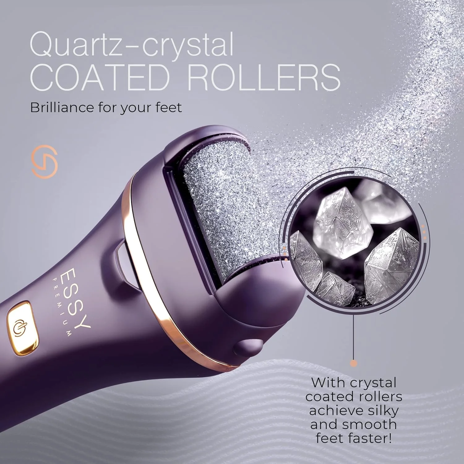 سوهان برقی پا Essy، از بین برنده پینه پا، سوهان برقی پا برای از بین بردن پوست مرده، ابزار از بین برنده پینه پا، پدیکور برقی، کیت سوهان برقی پا