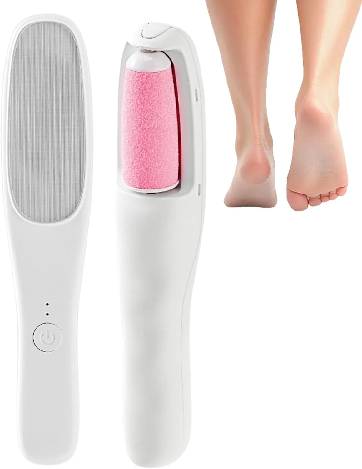 سوهان پا و اپیلاتور 2 در 1، از بین برنده پینه برقی پا، از بین برنده حرفه ای پینه پدیکور برقی، سوهان برقی پا، از بین برنده پوست سخت پا، از بین برنده پوست مرده پا، از بین برنده پوست خشک پا
