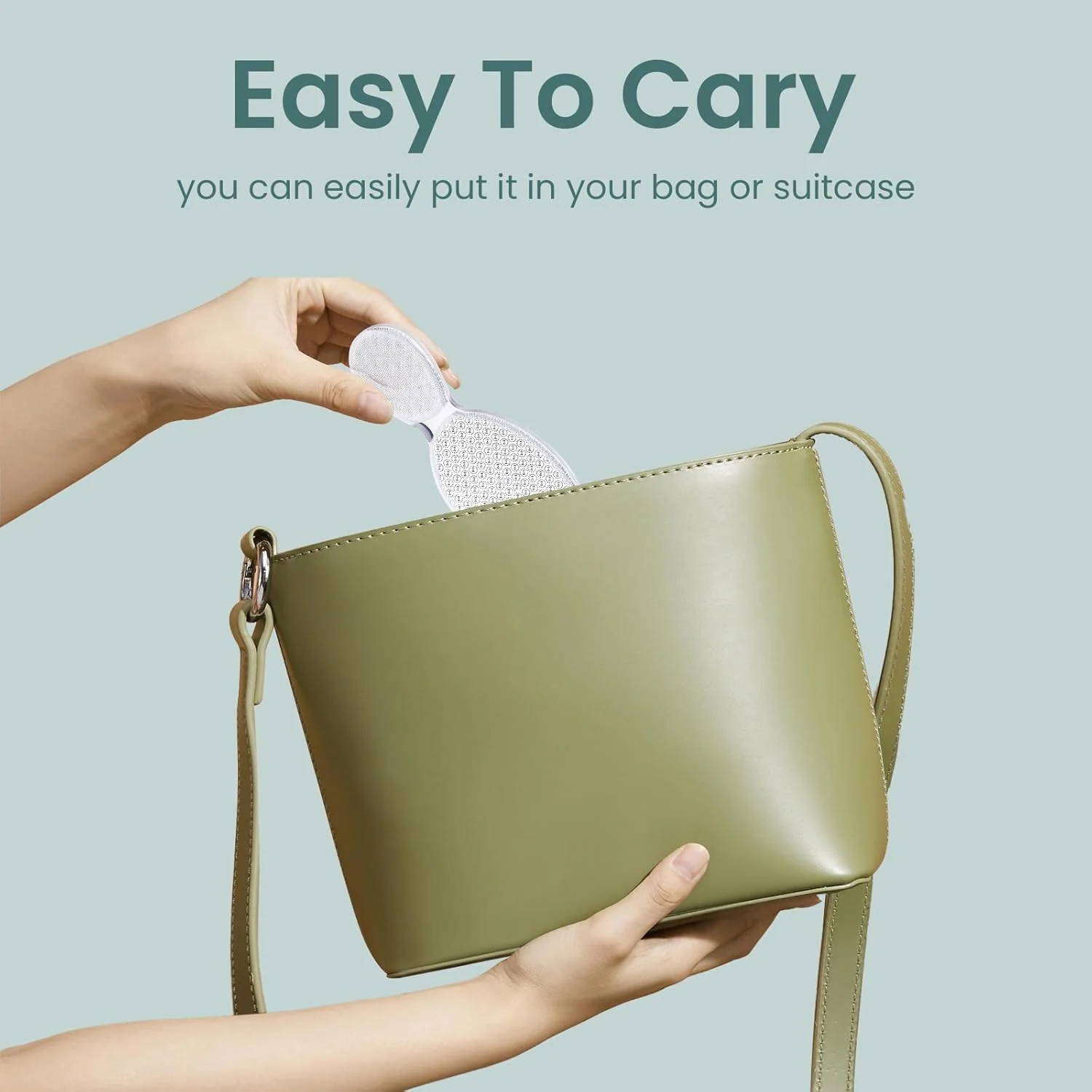 سوهان پای شیشه ای ESUOHYM، دو طرف زبر و نرم، از بین برنده پینه پا، اسکرابر پاشنه پا، لایه بردار پوست مرده، سنگ پا، ابزار حرفه ای پدیکور برای زنان و مردان