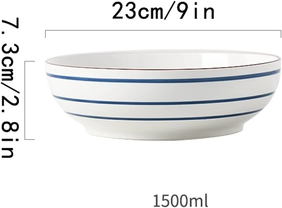 کاسه سوپ آشپزخانه، کاسه غلات، ست کاسه سرامیکی دسر فرنی غلات، کاسه جو، کاسه دسر، ب