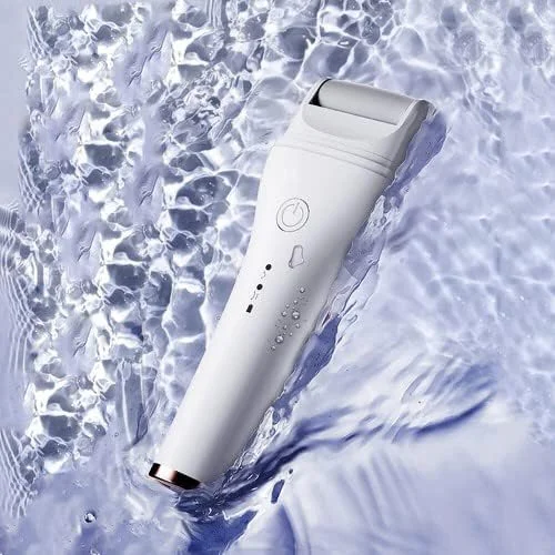 سوهان برقی پدیکور EMJ001 با چرخش 360 درجه و تنظیم دو سرعته، ضد آب IPX6 و با عمر باتری طولانی (سفید)