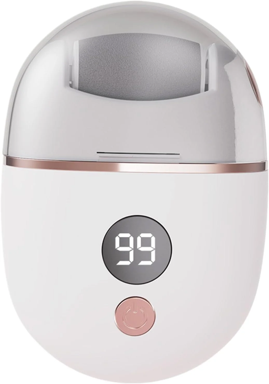 سوهان برقی پا | دستگاه برقی از بین برنده پینه پا، دستگاه شارژی با 3 سری، نمایشگر باتری، ابزار حرفه ای پدیکور برای پوست های خشک و ترک پاشنه پا