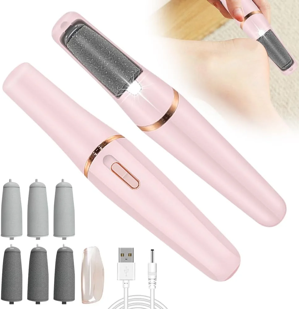 سوهان برقی پدیکور پا، سوهان برقی از بین برنده پینه پا، ست پدیکور قابل شارژ، مراقبت از پا، سوهان برقی از بین برنده پوست های خشک، ترک خورده و سخت