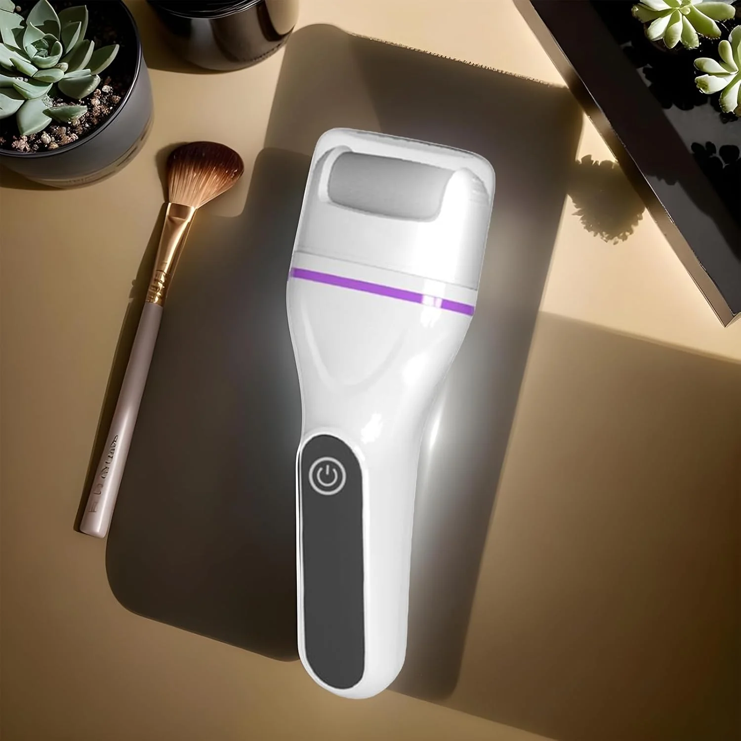 دستگاه الکتریکی از بین برنده پینه پا برای آقایان، اسکرابر و لایه بردار پا | دستگاه قابل حمل حذف پوست مرده پاشنه پا برای زنان و مردان، لایه بردار پینه پا