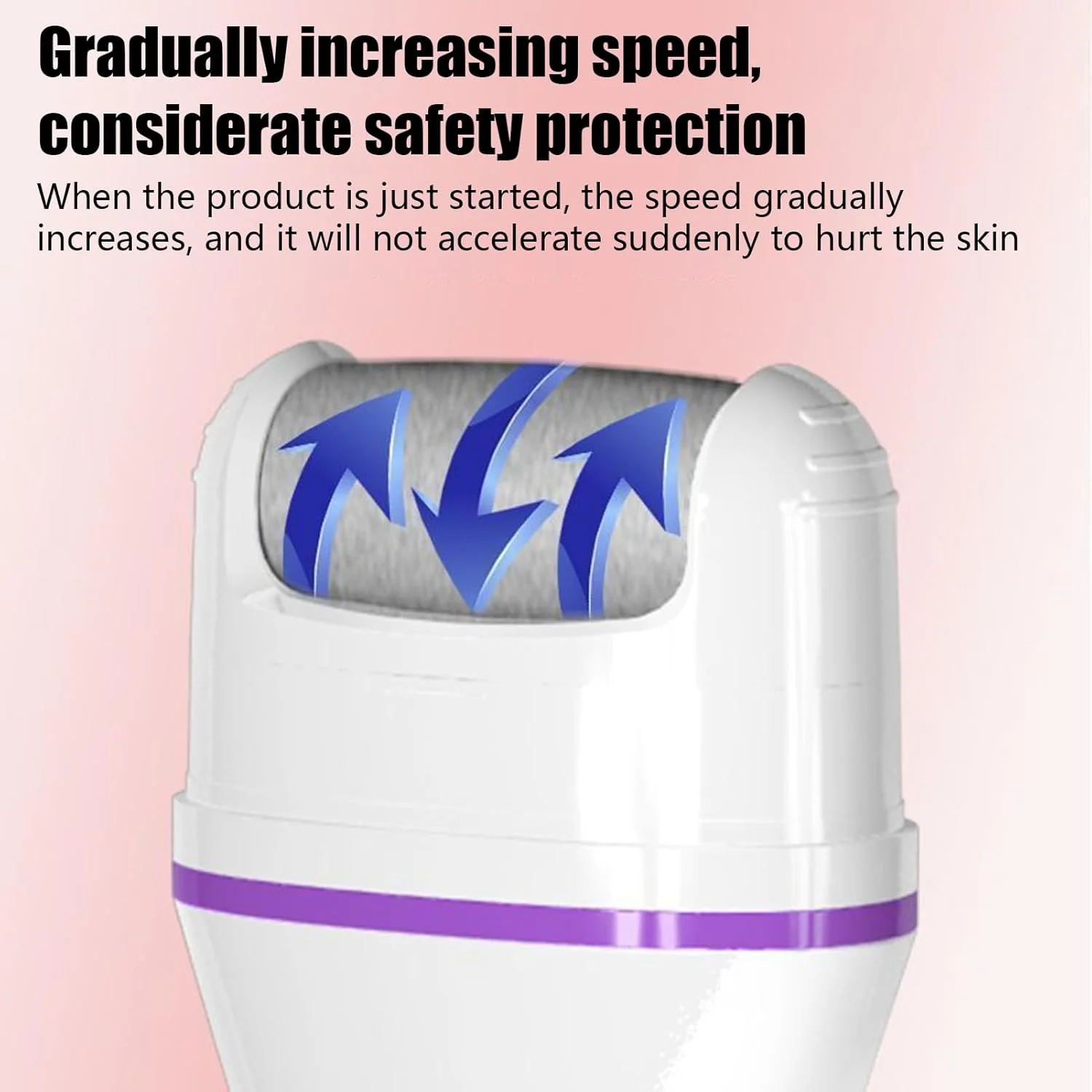 سوهان برقی پدیکور پا | اسکرابر و لایه بردار پا، سنگ پا برقی قابل حمل، ابزار از بین بردن پوست مرده پاشنه پا مناسب برای مسافرت و منزل