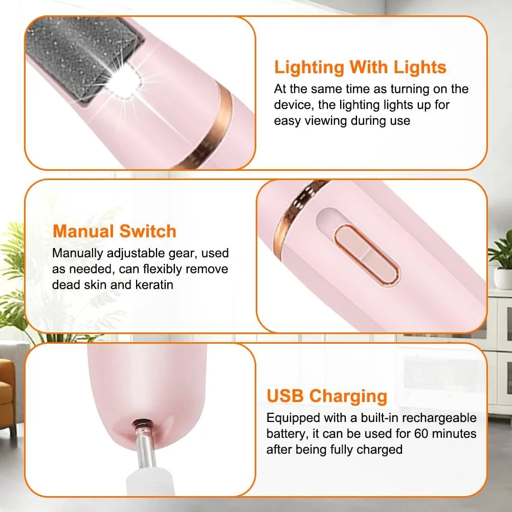 سوهان برقی پدیکور پا، سوهان برقی از بین برنده پینه پا، ست پدیکور قابل شارژ، مراقبت از پا، سوهان برقی از بین برنده پوست های خشک، ترک خورده و سخت سوهان برقی پدیکور پا، سوهان برقی از بین برنده پینه پا، ست پدیکور قابل شارژ، مراقبت از پا، سوهان برقی از بین برنده پوست های خشک، ترک خورده و سخت