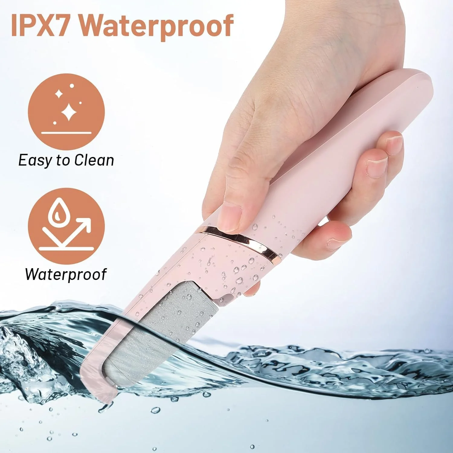 سوهان برقی پا، کیت مراقبت از پا برقی، سوهان شارژی پا، دستگاه مراقبت از پا، محصولات مراقبت از پا برای پوست های سفت، مرده و خشک (دارای 2 نوع سر سمباده)