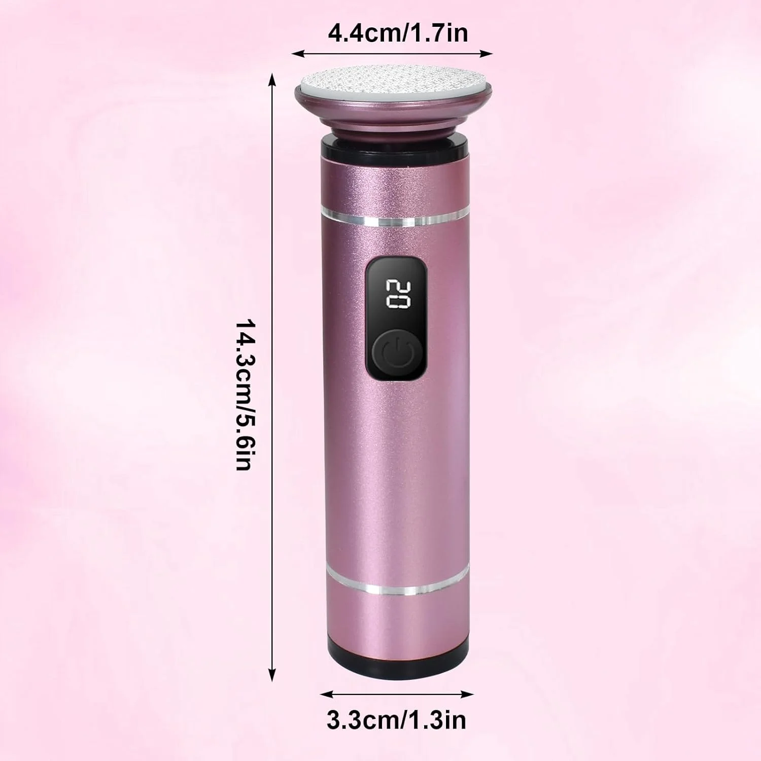 سوهان برقی پا برای از بین بردن پینه، سوهان برقی حرفه ای، سوهان برقی قابل شارژ، دستگاه مراقبت از پا، دستگاه پدیکور برای پوست های ترک خورده و سخت مرده