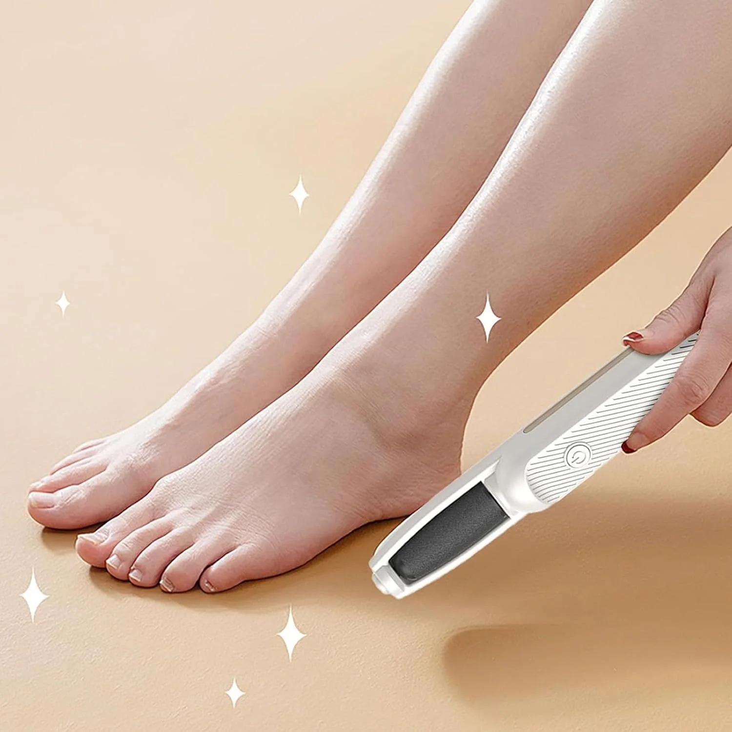 سوهان برقی پا، ست پدیکور برقی قابل شارژ، مراقبت از پا، برقی 3 سرعته با 4 سوهان پا قابل تعویض برای پینه، میخچه و ترک پاشنه