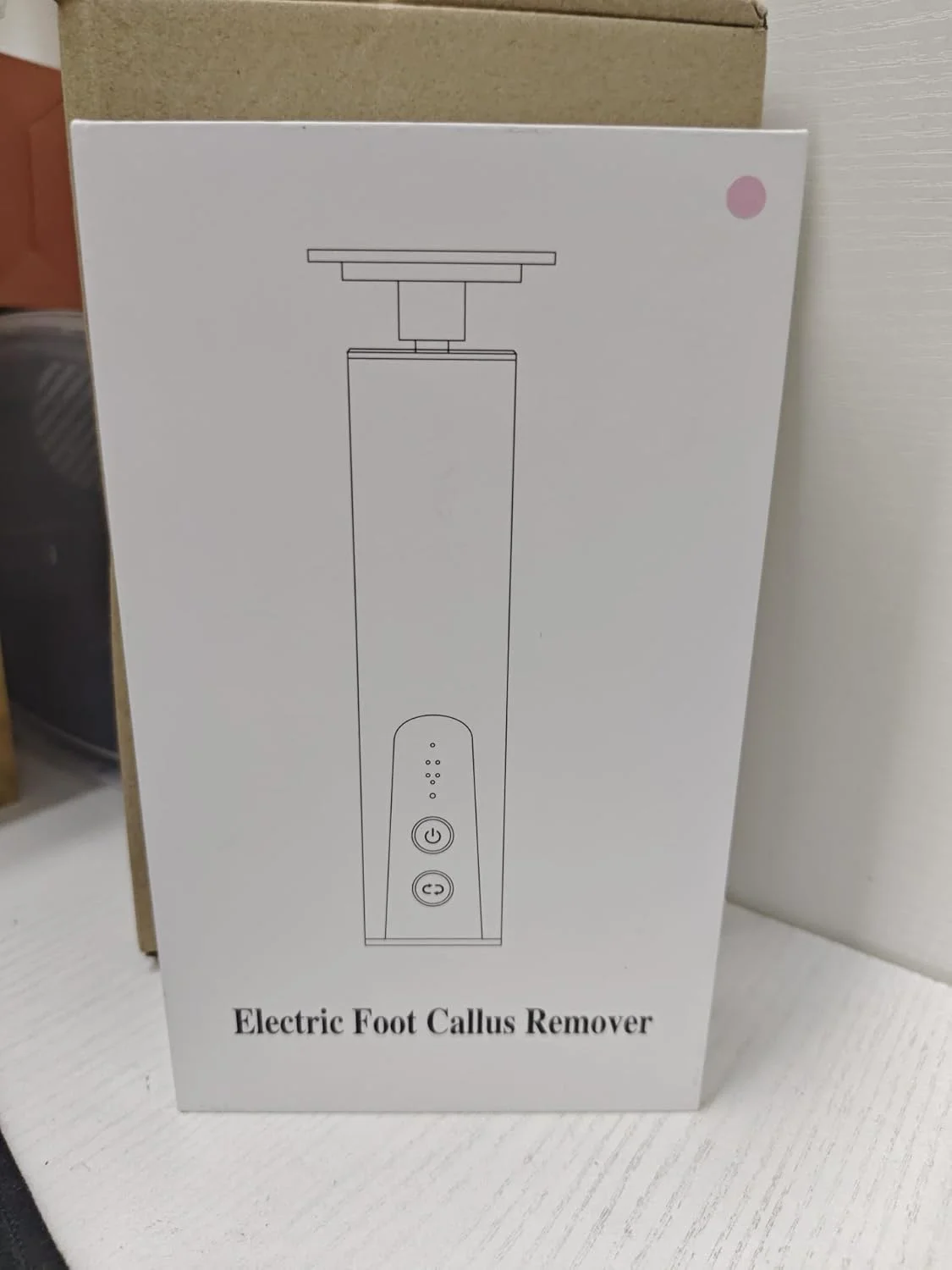 سوهان برقی پینه پا 2 در 1، ست سوهان برقی شارژی پا با سرهای قابل تعویض، 6 سرعت برای پاشنه های ترک خورده، پینه و پوست مرده (طلایی)