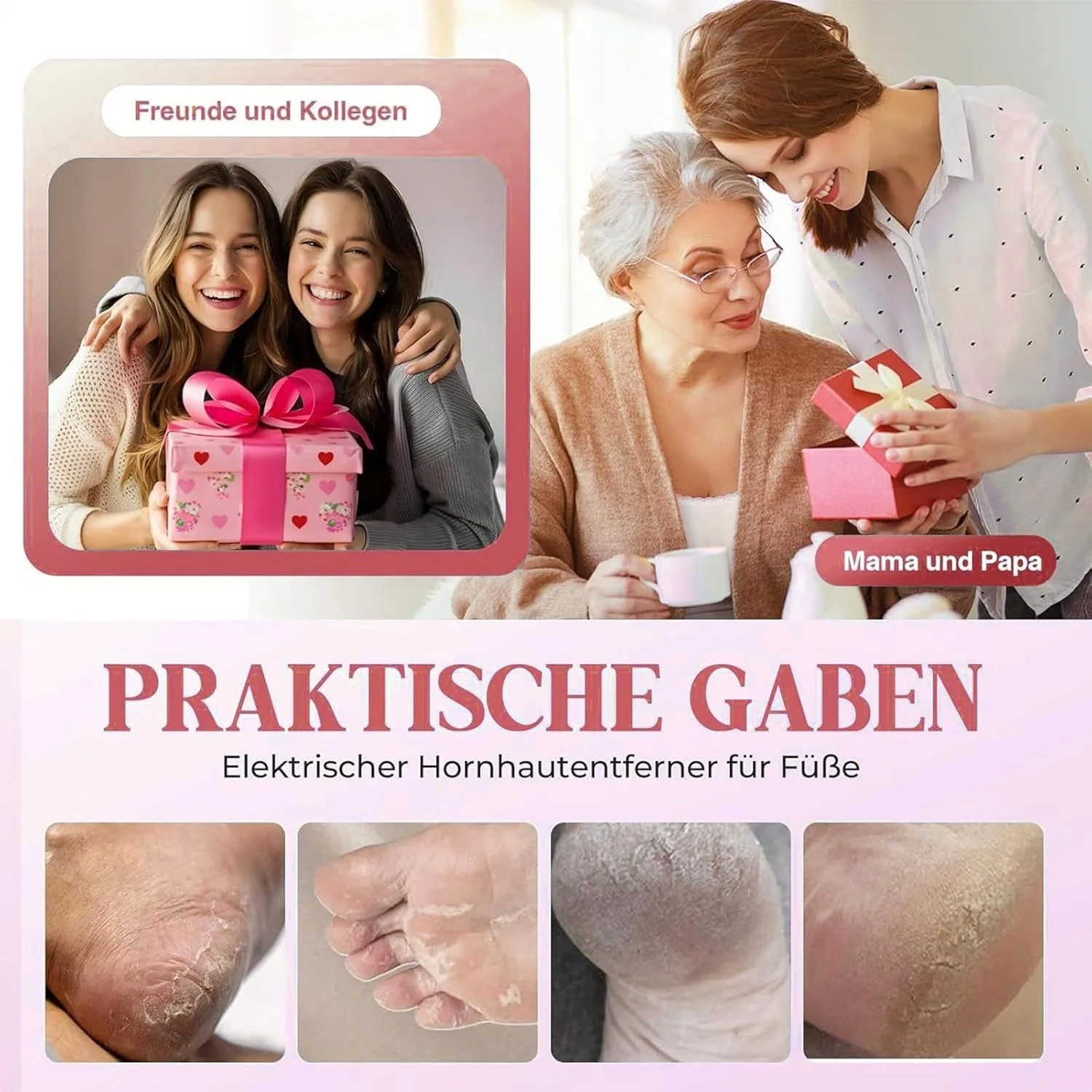 سوهان برقی پدیکور پا، ابزار پدیکور برقی برای پا، کیت ابزار پدیکور شارژی برای مراقبت از پوست ترک خورده، زبر و سخت، مناسب برای استفاده در منزل و مسافرت