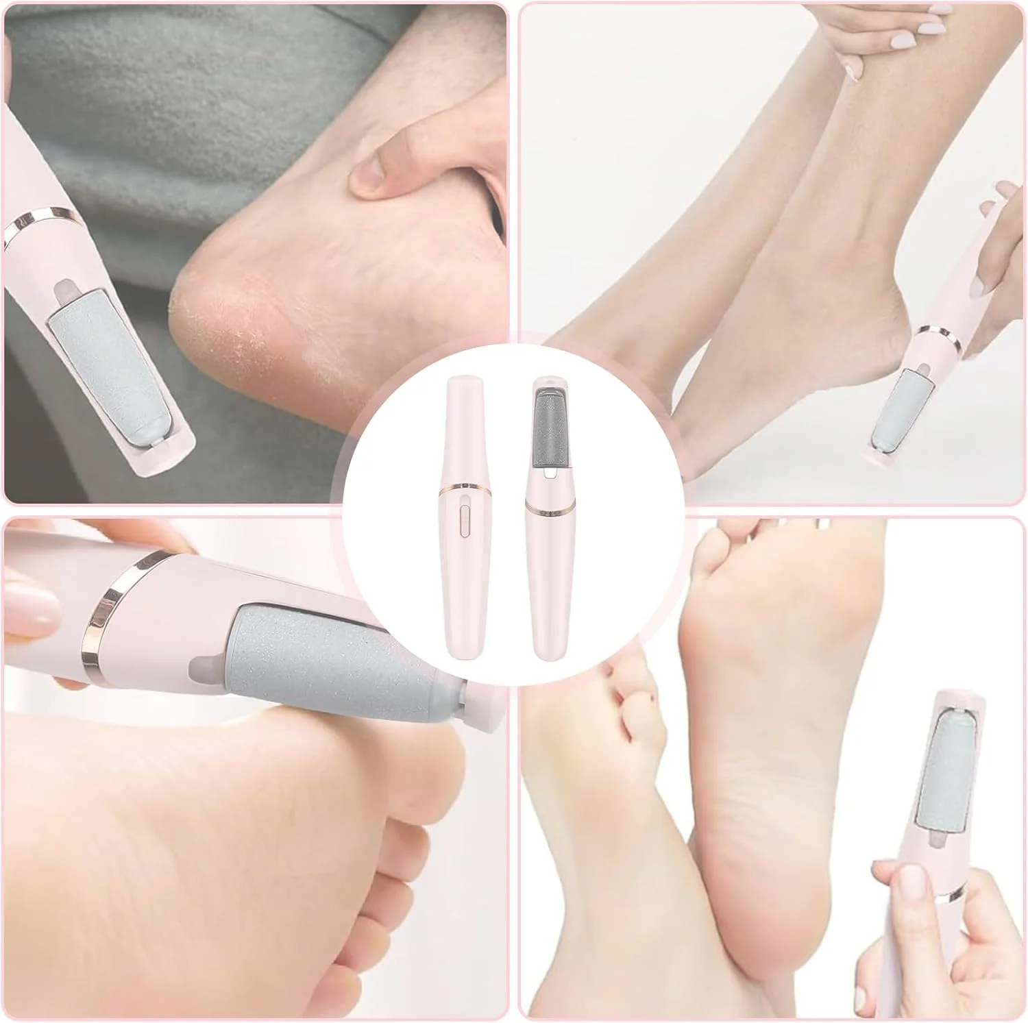 سوهان برقی پا، ست پدیکور، مراقبت از پا، برقی، سوهان شارژی، ابزار پدیکور، پا برای پینه های ترک خورده و سخت