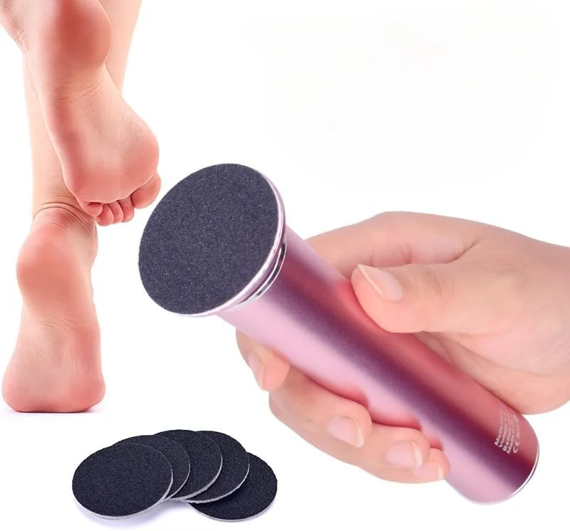 سوهان برقی پا برای از بین بردن پینه، مراقبت از پا، پاشنه پا، از بین بردن پوست مرده، مجموعه ابزار پدیکور، سمباده آسیاب برقی پا (صورتی) سوهان برقی پا برای از بین بردن پینه، مراقبت از پا، پاشنه پا، از بین بردن پوست مرده، مجموعه ابزار پدیکور، سمباده آسیاب برقی پا (صورتی)