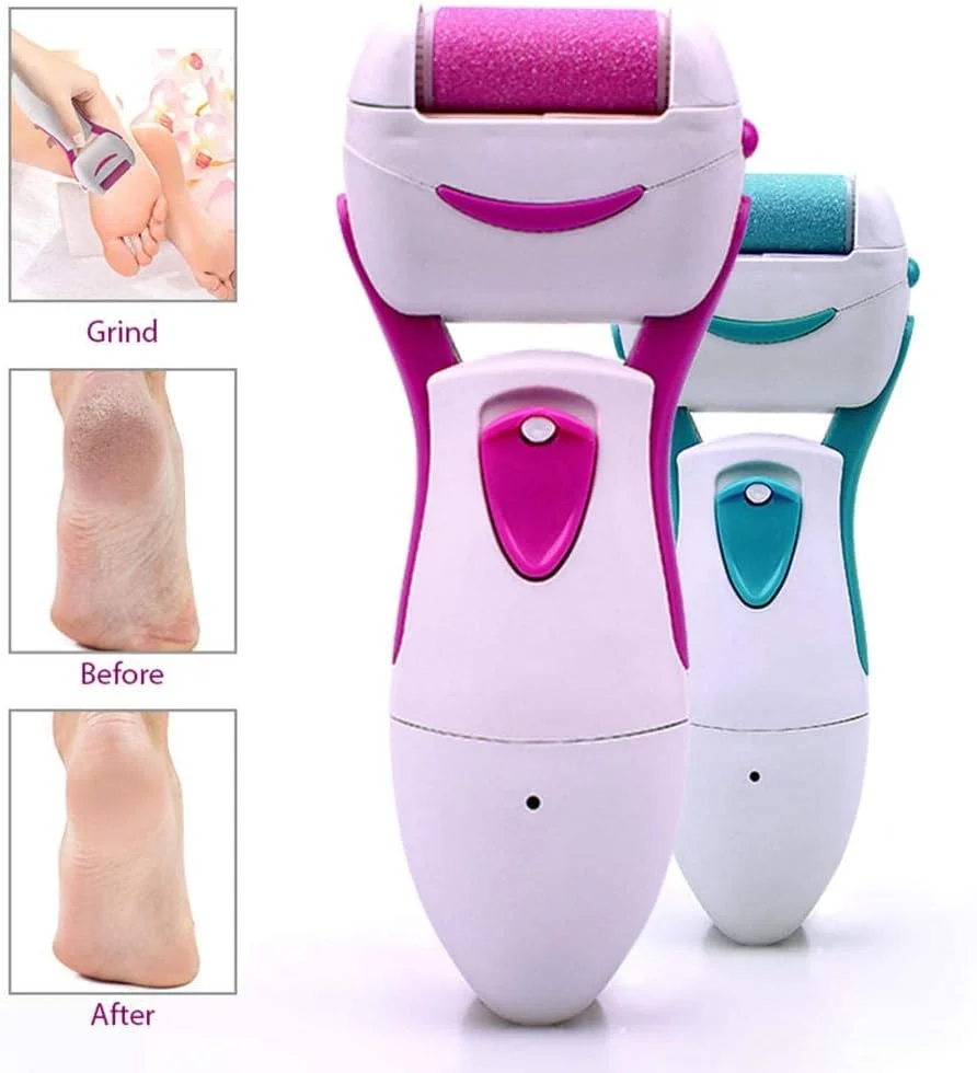 سوهان برقی پا، از بین برنده پینه پا، ابزار مراقبت از پا، دستگاه پدیکور، از بین برنده پوست سفت و کوتیکول - نسخه USB صورتی (نسخه USB آبی)