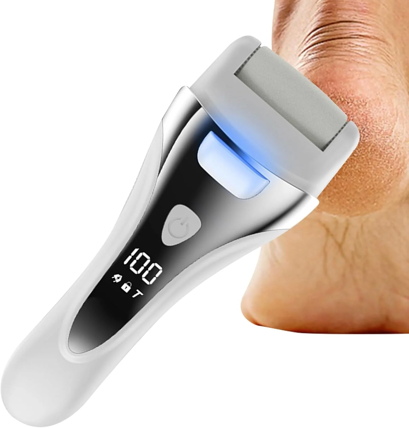 Electric Feet Callus Remover, 2-speed Foot File Electric, USB Charging Digital Display Automatic Scrubber For Dry Heels