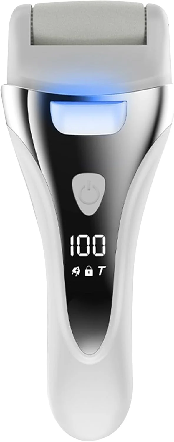 Electric Feet Callus Remover, 2-speed Foot File Electric, USB Charging Digital Display Automatic Scrubber For Dry Heels