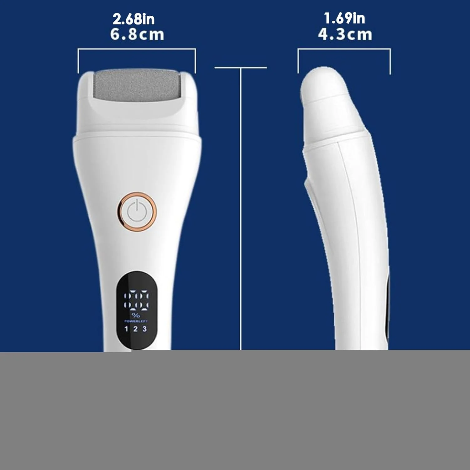 سوهان برقی پا | سوهان برقی پا، سنباده و آسیاب خراشنده قابل حمل بی سیم و قابل شارژ برای خانه، پدیکور، مانیکور، سالن، مسافرت