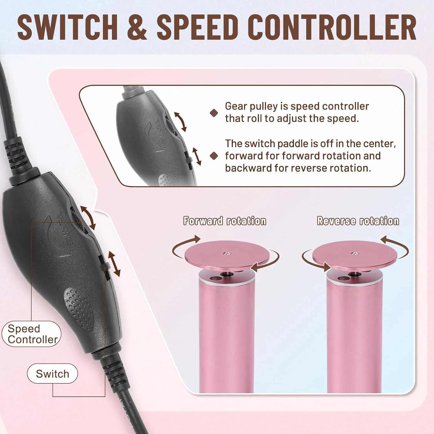 Electric Callus Remover for Feet, Powerful Pain-Free Electric Foot File Callus Remover for Feet Professional with 60pcs Sanding Discs, Foot File Electric with Speed Controller