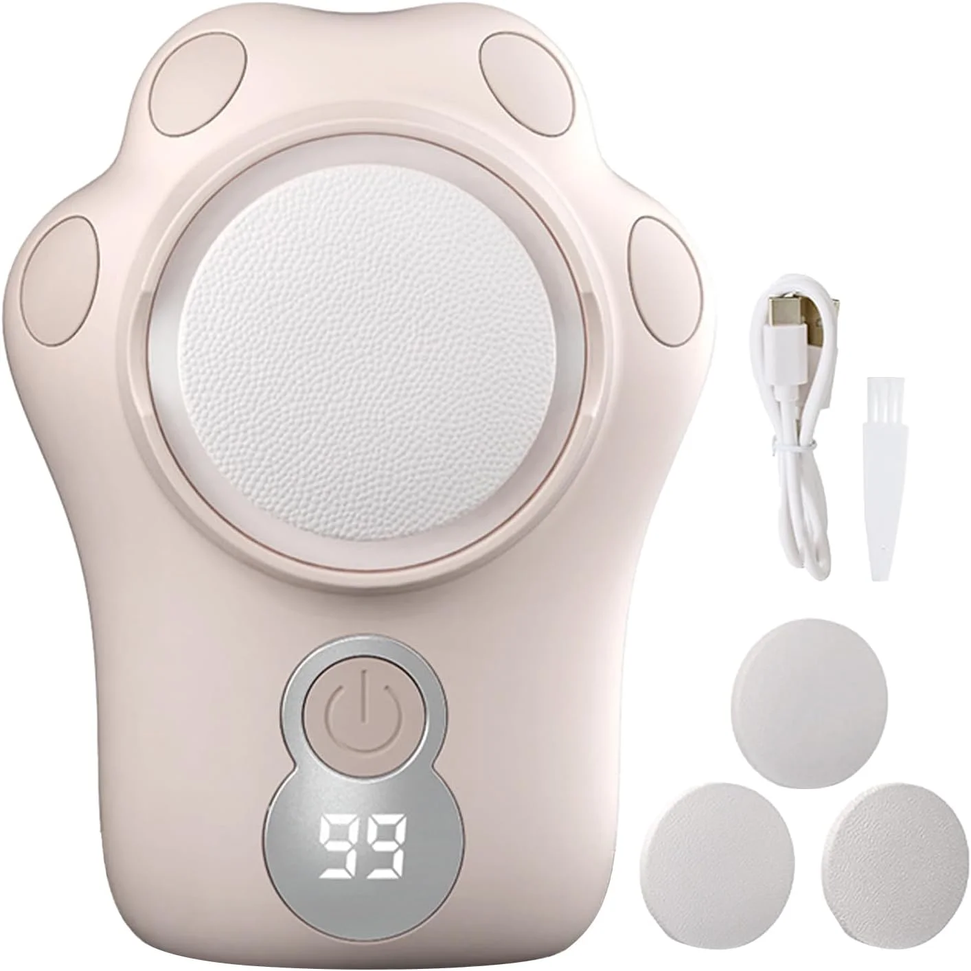 سوهان برقی پا | از بین برنده پوست مرده پا، ابزار اسکرابر پدیکور با محفظه تمیز کننده UV داخلی برای بزرگسالان، سالمندان، زنان و مردان