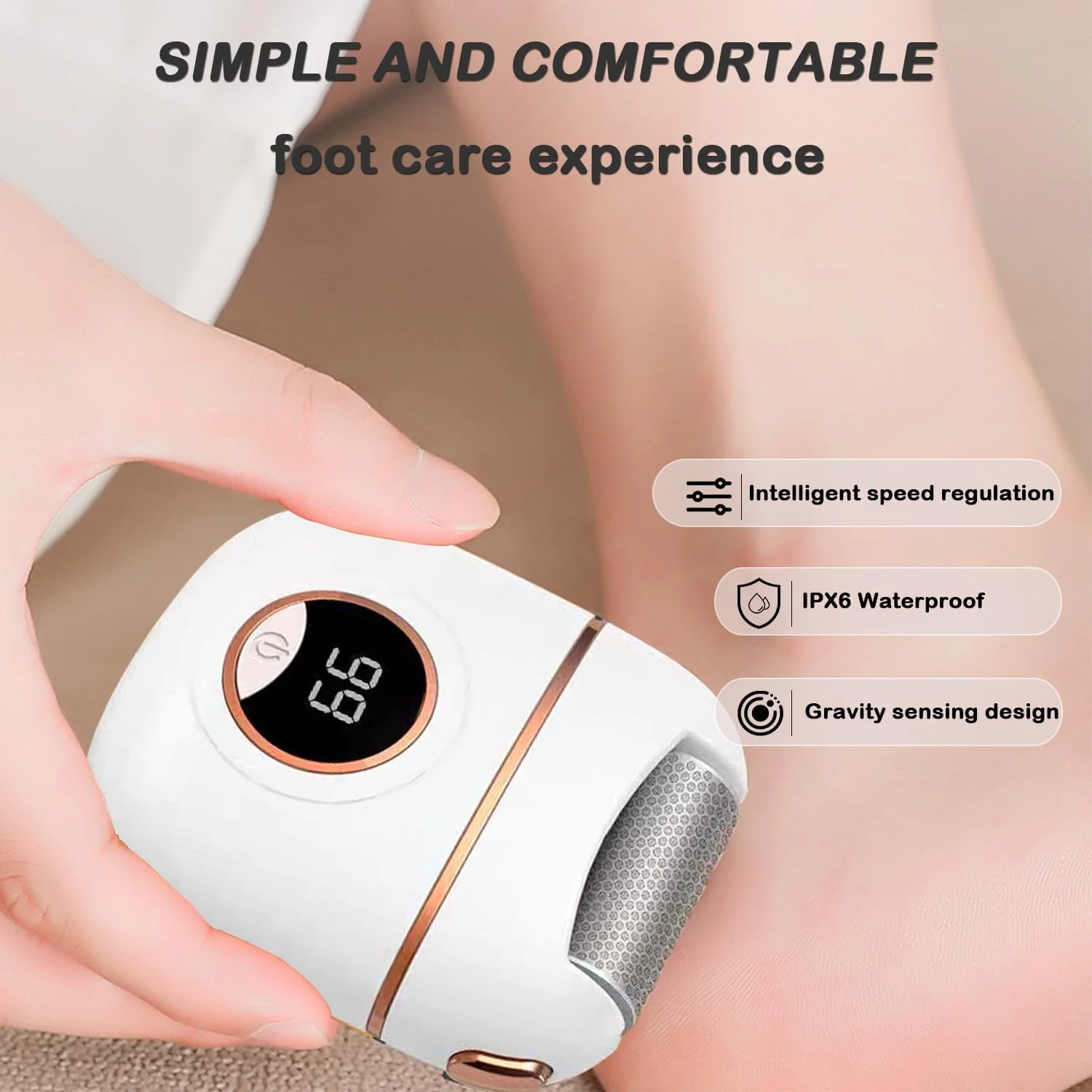 سوهان برقی پا، از بین برنده پینه پا، کیت پدیکور مراقبت از پا، اسکرابر پا، از بین برنده پوست مرده، قابل شارژ با 3 سری سنگ زنی 2 سرعته برای آقایان و بانوان - سفید سوهان برقی پا، از بین برنده پینه پا، کیت پدیکور مراقبت از پا، اسکرابر پا، از بین برنده پوست مرده، قابل شارژ با 3 سری سنگ زنی 2 سرعته برای آقایان و بانوان - سفید