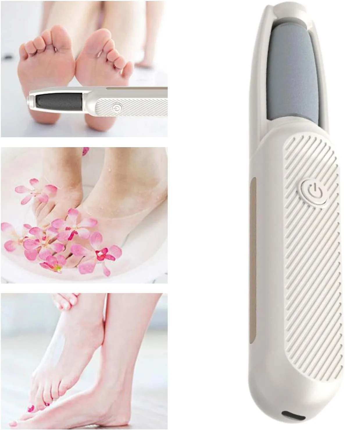 سوهان برقی پدیکور پا، از بین برنده پینه پا | فایل حرفه ای، قابل حمل، شارژی و صاف کننده پوست سخت برای تمیز کردن، حفظ سلامت، رفع زبری و نرمی پا در خانه سوهان برقی پدیکور پا، از بین برنده پینه پا | فایل حرفه ای، قابل حمل، شارژی و صاف کننده پوست سخت برای تمیز کردن، حفظ سلامت، رفع زبری و نرمی پا در خانه