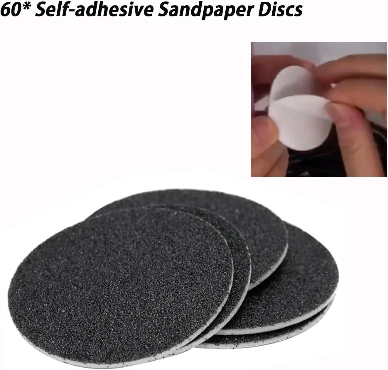 ابزار سمباده برقی پوست، از بین برنده پینه پا، سوهان پدیکور پا برای پوست خشک و مرده، ابزار مراقبت از پا با دیسک سنگ زنی، سرعت قابل تنظیم، 60 عدد دیسک سمباده ابزار سمباده برقی پوست، از بین برنده پینه پا، سوهان پدیکور پا برای پوست خشک و مرده، ابزار مراقبت از پا با دیسک سنگ زنی، سرعت قابل تنظیم، 60 عدد دیسک سمباده