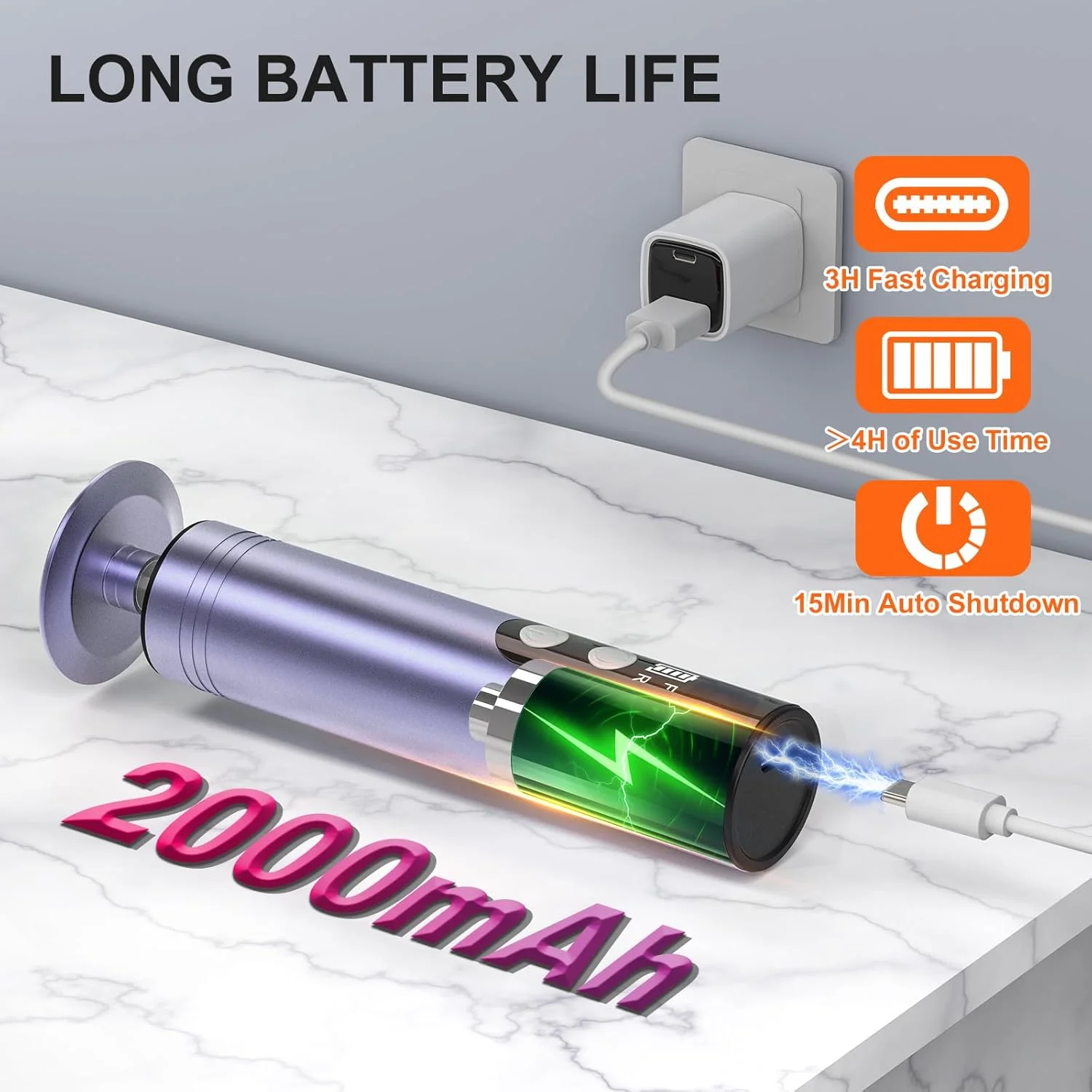 سوهان برقی پا، از بین برنده پوست سفت، دستگاه 2 در 1 برقی از بین برنده پینه پا و آسیاب ناخن، ابزار پدیکور سمباده ای پا برای پوست خشک و مرده پا، پینه های ترک خورده پاشنه پا، 9 سرعت قابل تنظیم، 2000 میلی آمپر قابل شارژ