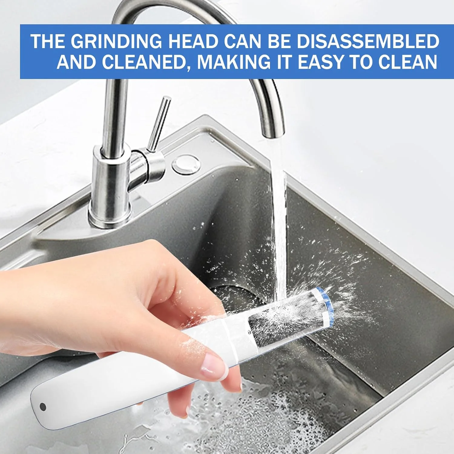 سوهان برقی پا، سوهان برقی بهبود یافته 2025، پدیکور قابل شارژ، مناسب برای مراقبت روزانه از پا (آبی)