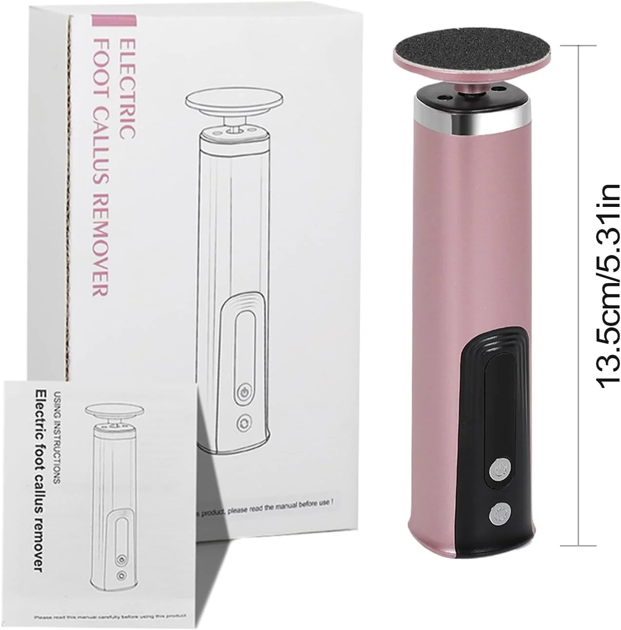 سوهان برقی پا، از بین برنده پوست سفت و پینه پا - ست های پدیکور برقی سوهان پا، لوازم جانبی برش برای از بین بردن پوست خشک، مرده و سفت پا، لایه بردار مراقبت از پا، 6 سرعت قابل تنظیم