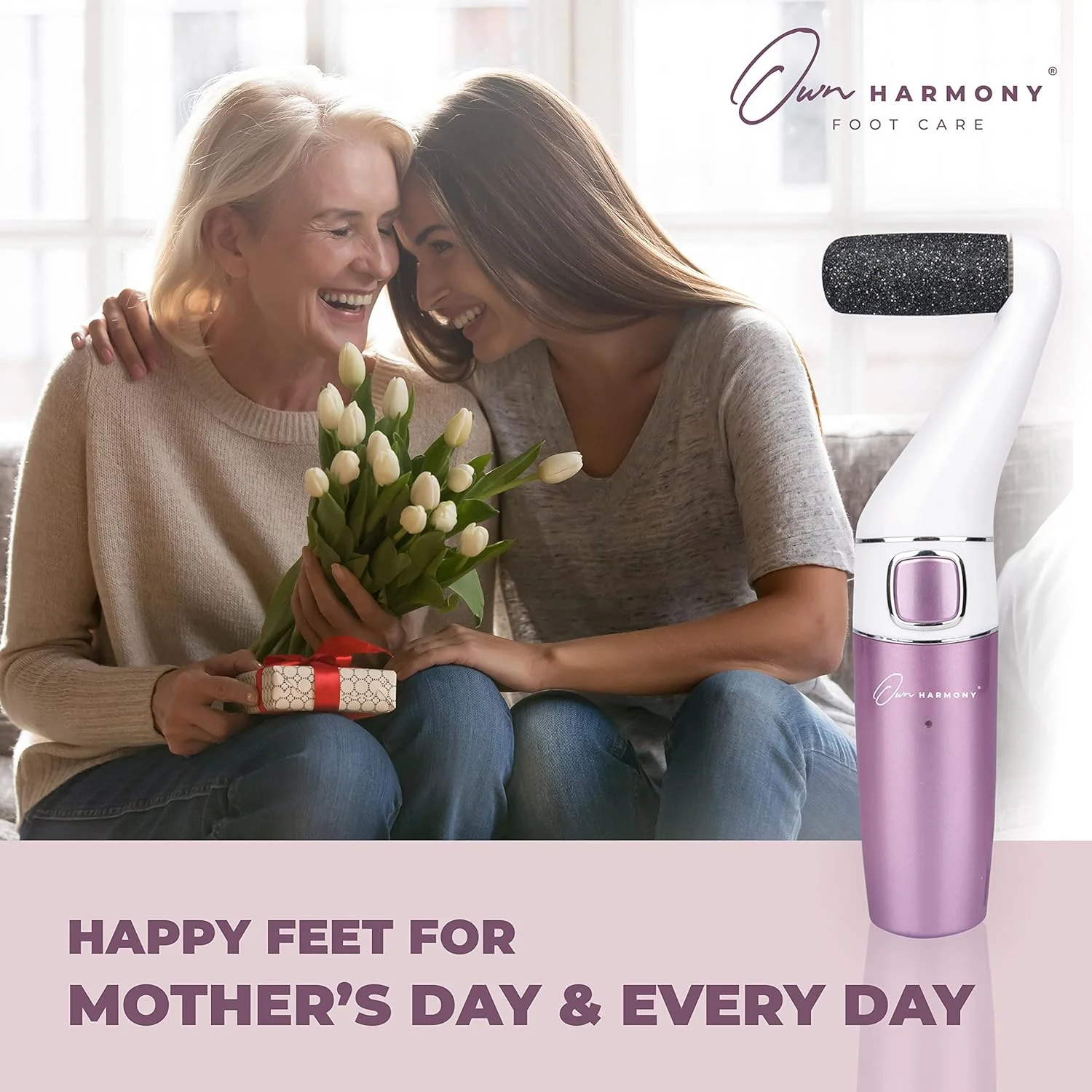 سوهان برقی پدیکور پا شارژی: ابزار حرفه ای پدیکور اون هارمونی (طراحی 2020) بهترین دستگاه سمباده برقی پا، پدی عالی برای از بین بردن پوست سفت، پینه و ترک پاشنه پا