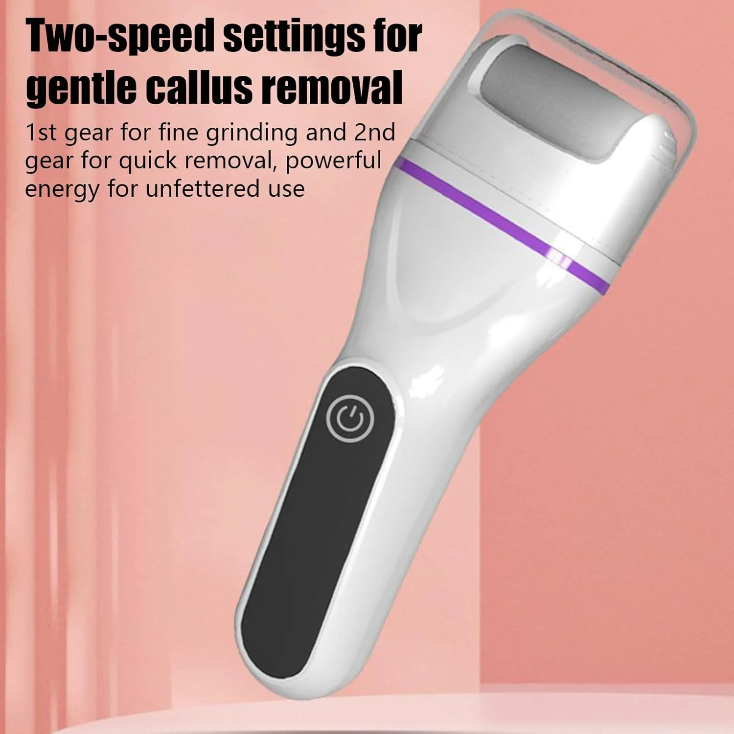 سوهان برقی پینه پا - سنگ سمباده پوست سفت پا، دستگاه قابل حمل حذف پینه پا برای آقایان، بانوان، خانواده و دوستان