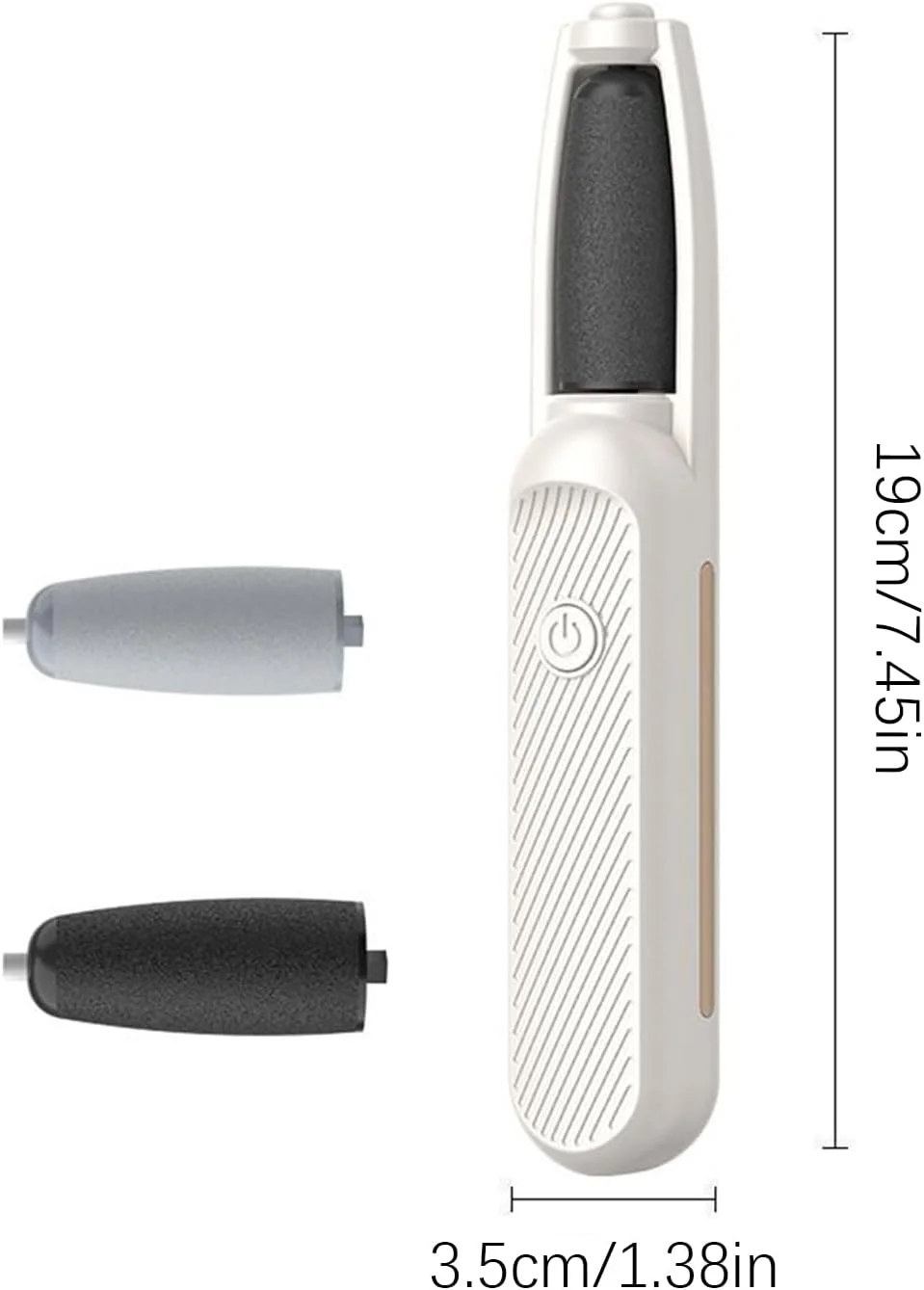 سوهان برقی پدیکور پا - فایل حرفه ای قابل حمل و شارژی برای از بین بردن پوست های سفت و زبر پا و داشتن پاهایی نرم و تمیز