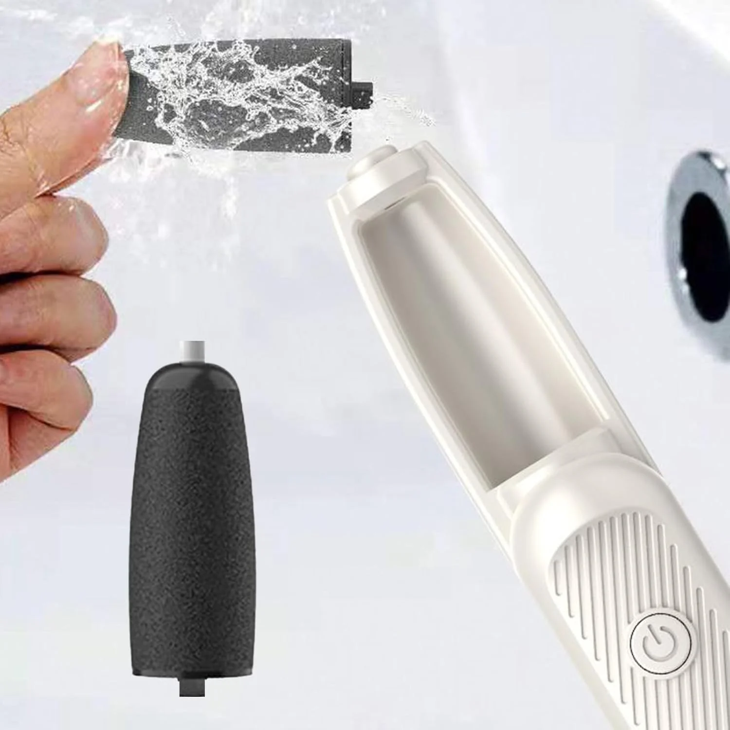 سوهان برقی پدیکور پا - فایل حرفه ای قابل حمل و شارژی برای از بین بردن پوست های سفت و زبر پا و داشتن پاهایی نرم و تمیز