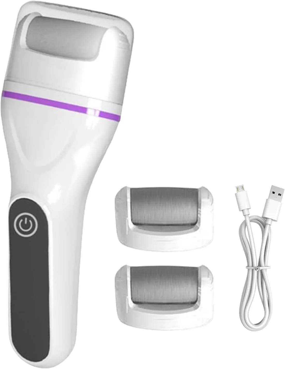 Electric Foot Callus Remover - Hard Skin Grinder for Foot - Low-Noise Feet Hard Skin Grinder, Heel Callus Removal Device for Home Travel