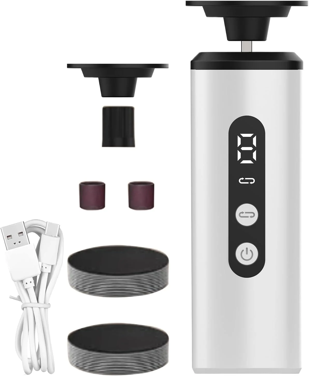 دستگاه الکتریکی از بین برنده پینه پا - اسکرابر پا برای حذف پوست مرده | ابزار پدیکور ارگونومیک با 9 سرعت برای مراقبت از پوست ترک خورده در زمستان