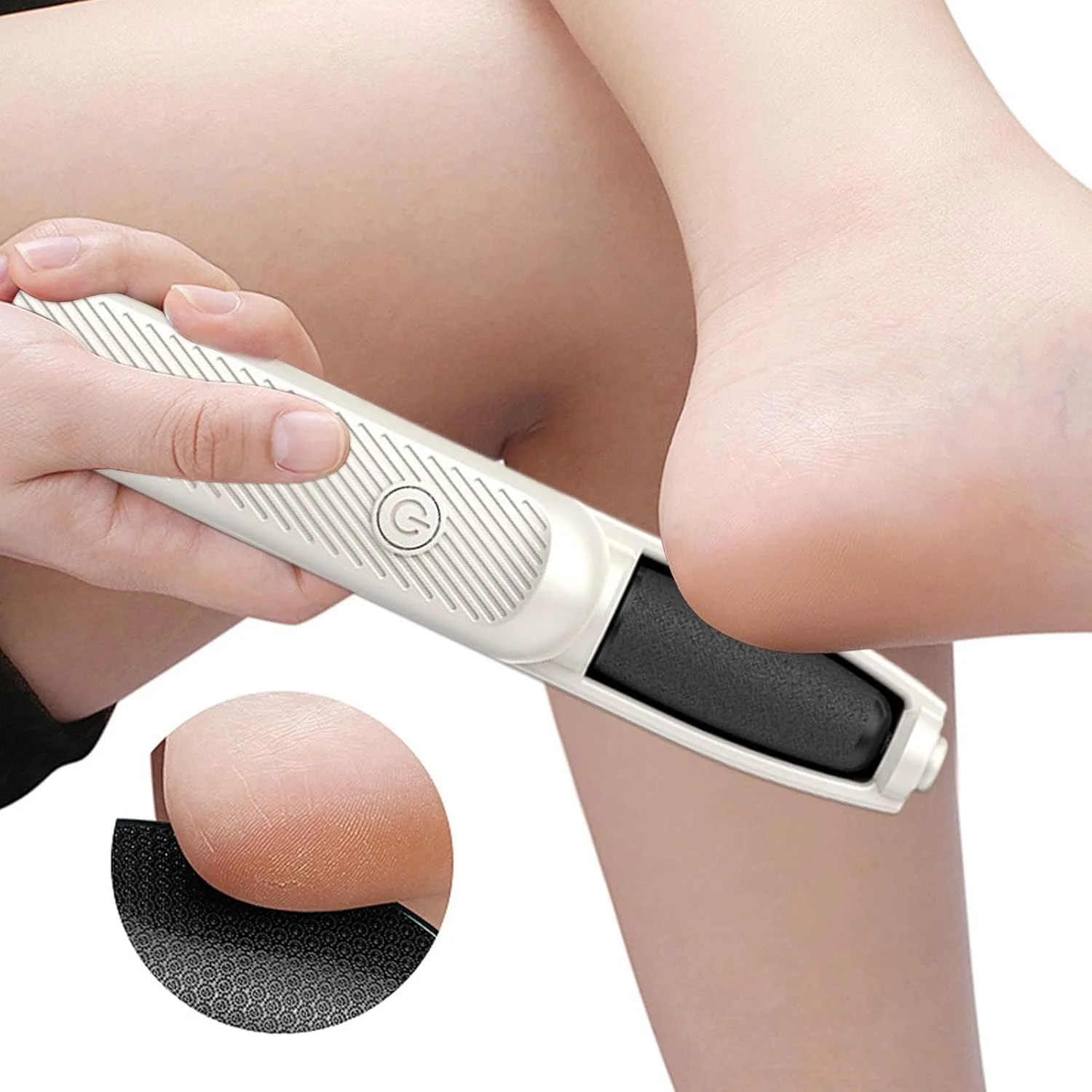 Electric Foot Callus Remover | Compact Foot Callus Remover - Rechargeable Smooth Portable Professional Hard Skin File for Cleaning Home Smoothness Health Rough Feet Softness