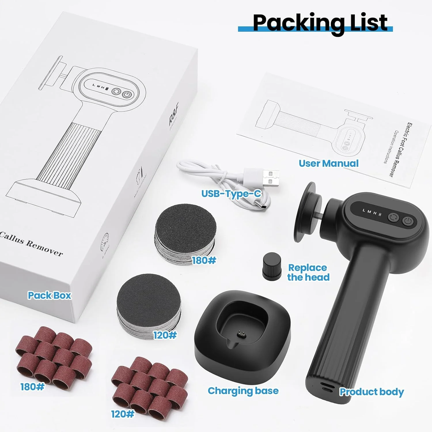 سوهان برقی پدیکور پا، 2 در 1، سنگ پای برقی شارژی بی سیم، لایه بردار پوست مرده، سرعت قابل تنظیم با دیسک های سمباده، ابزار حرفه ای پدیکور، مشکی سوهان برقی پدیکور پا، 2 در 1، سنگ پای برقی شارژی بی سیم، لایه بردار پوست مرده، سرعت قابل تنظیم با دیسک های سمباده، ابزار حرفه ای پدیکور، مشکی