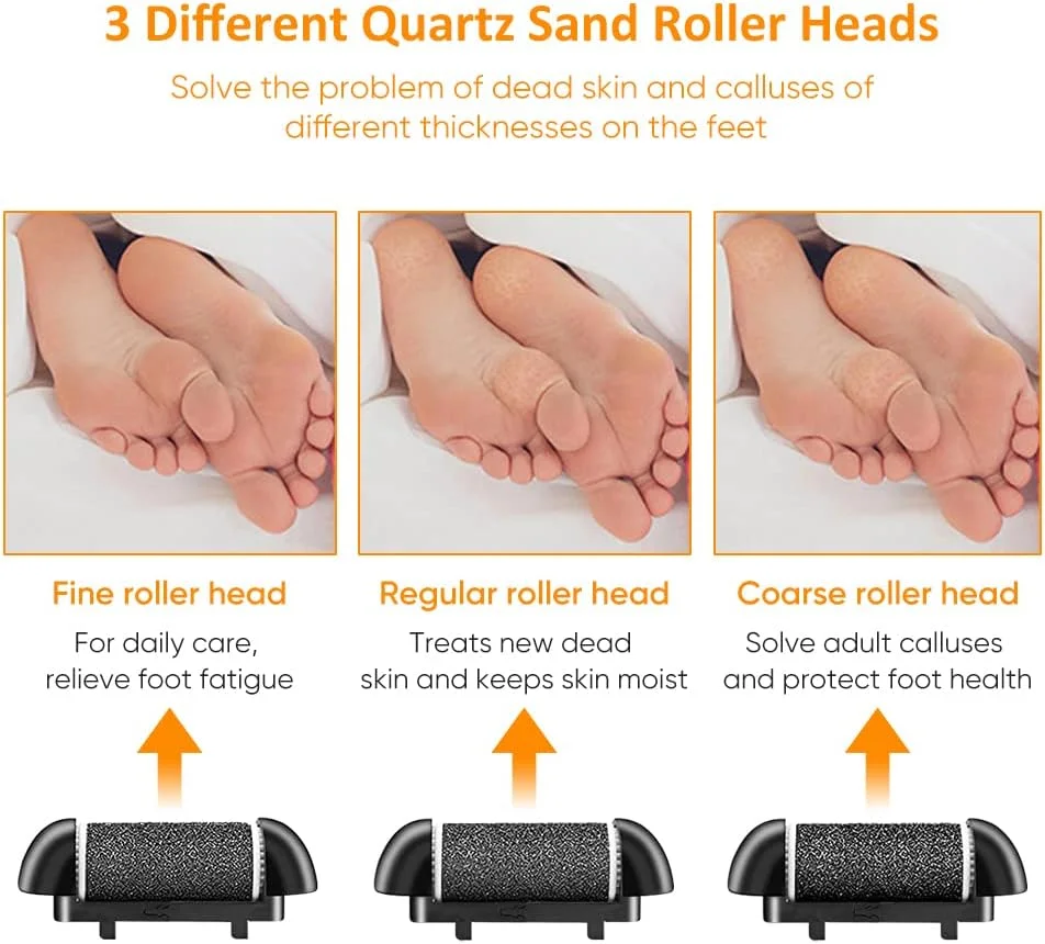 سوهان برقی پینه پا و پولیشر پا - قابل شارژ - ضد آب - ست پدیکور. (مشکی)، 20 عدد (بسته 10 تایی) سوهان برقی پینه پا و پولیشر پا - قابل شارژ - ضد آب - ست پدیکور. (مشکی)، 20 عدد (بسته 10 تایی)