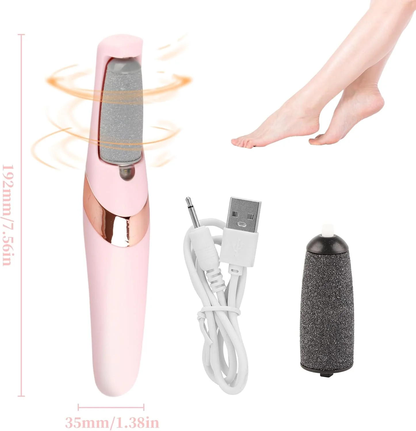 سوهان برقی پا، از بین برنده پینه برقی، سمباده برقی پا، لایه بردار شارژی پا، از بین برنده پینه برای پوست های مرده، ضخیم و خشک پاشنه پا سوهان برقی پا، از بین برنده پینه برقی، سمباده برقی پا، لایه بردار شارژی پا، از بین برنده پینه برای پوست های مرده، ضخیم و خشک پاشنه پا