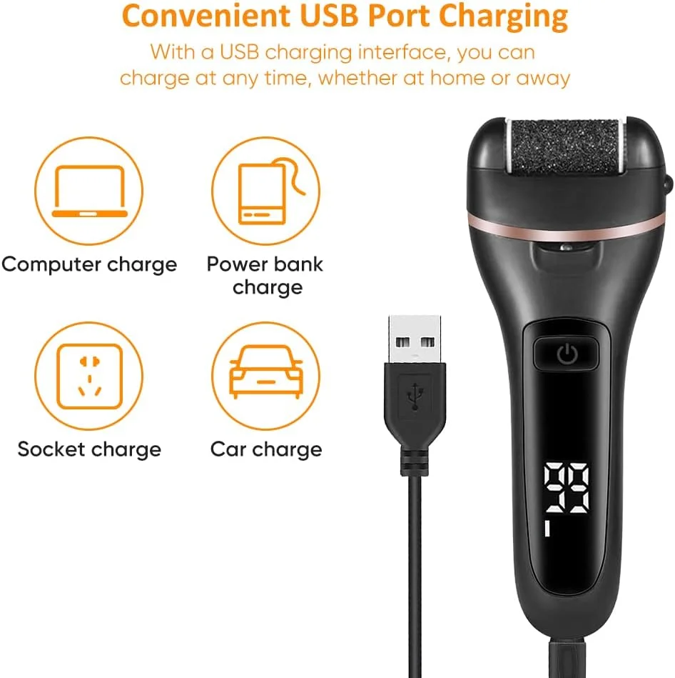 سوهان برقی پینه پا و پولیشر پا - قابل شارژ - ضد آب - ست پدیکور. (مشکی)، 20 عدد (بسته 10 تایی) سوهان برقی پینه پا و پولیشر پا - قابل شارژ - ضد آب - ست پدیکور. (مشکی)، 20 عدد (بسته 10 تایی)