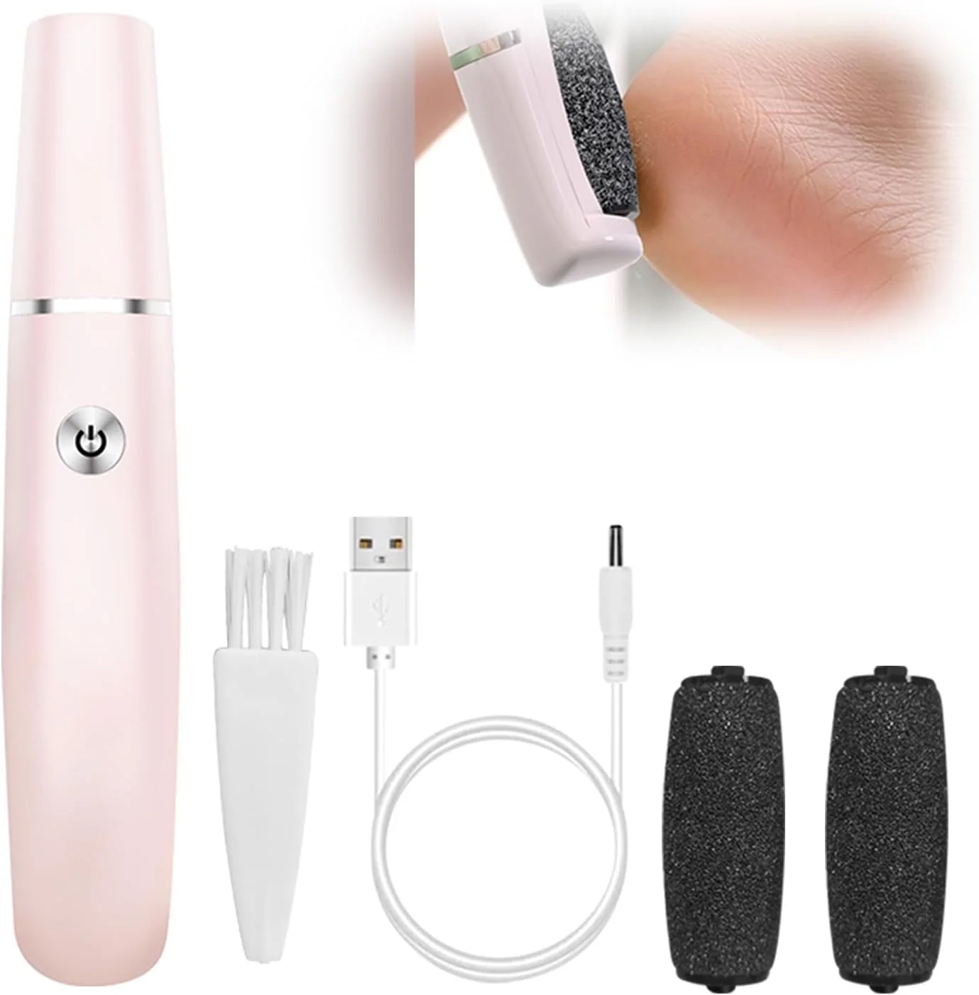 سوهان برقی پدیکور پا مدل 2025، دستگاه مراقبت از پا، سنگ پای برقی، از بین برنده پینه برقی پا، مناسب برای پوست های مرده، ضخیم و خشک پاشنه پا (صورتی) سوهان برقی پدیکور پا مدل 2025، دستگاه مراقبت از پا، سنگ پای برقی، از بین برنده پینه برقی پا، مناسب برای پوست های مرده، ضخیم و خشک پاشنه پا (صورتی)