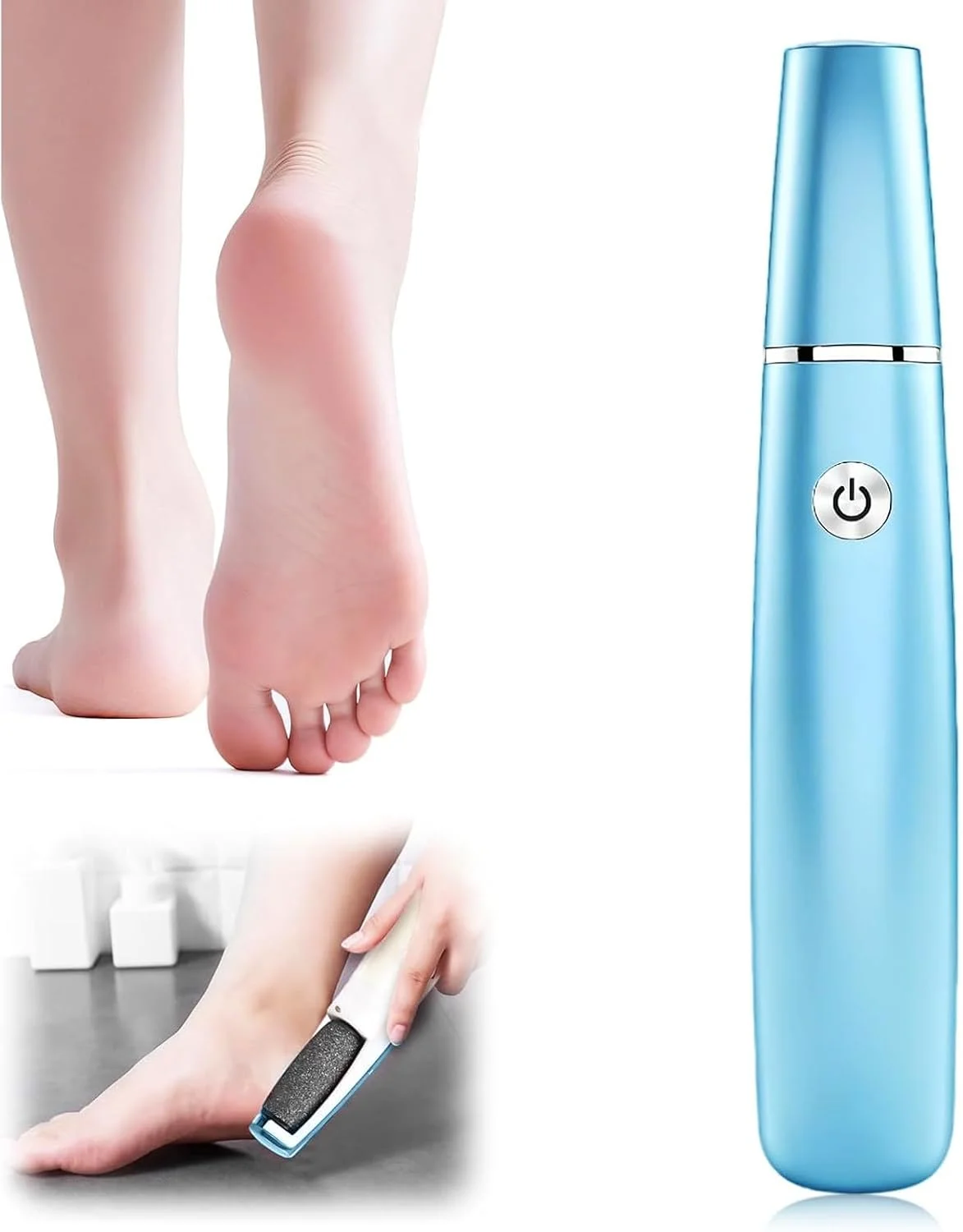 سوهان برقی پا، سوهان برقی از بین برنده پینه، ست قوی پدیکور، سوهان برقی مراقبت از پا برای پوست های مرده، سفت و ترک خورده