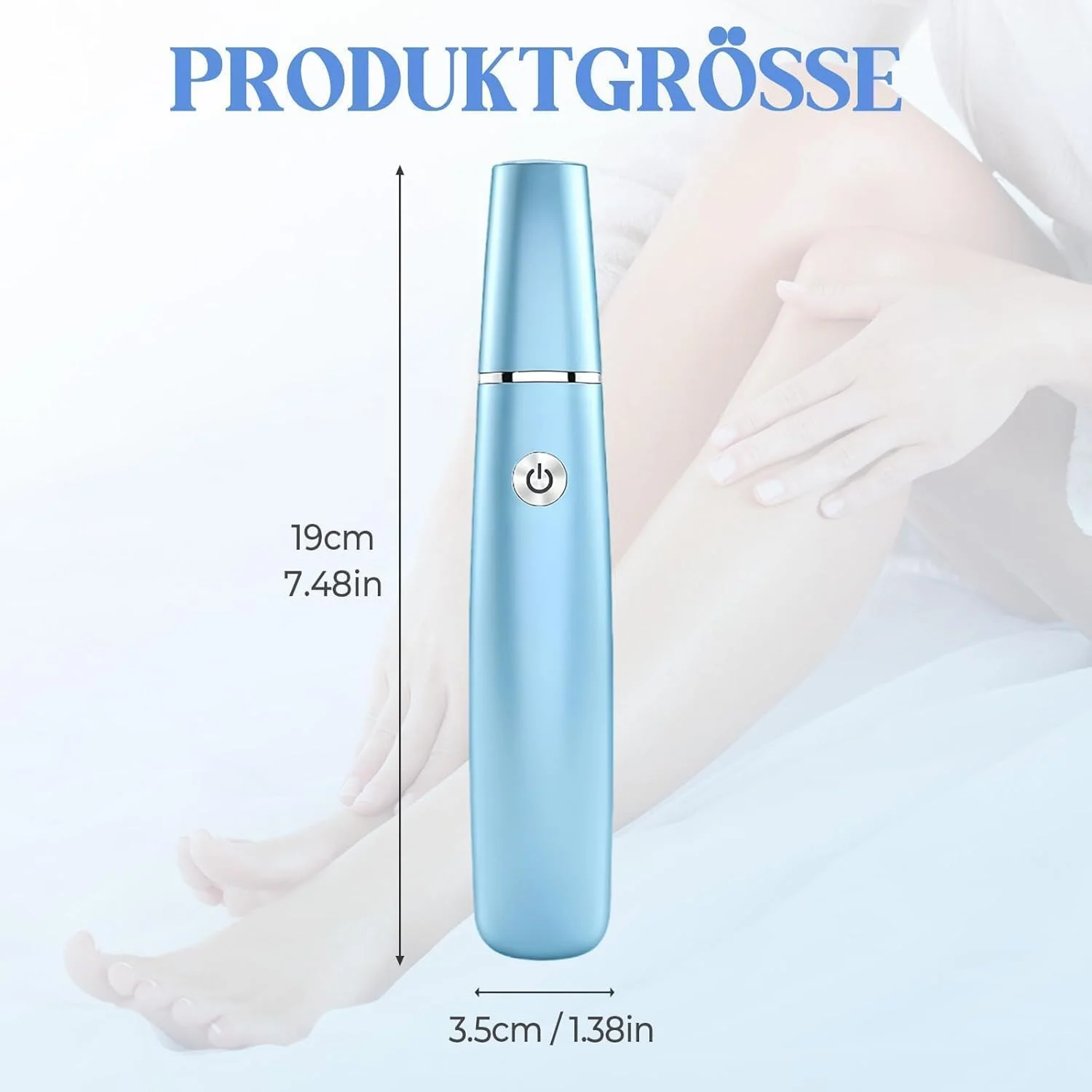 سوهان برقی پینه پا، سوهان برقی مراقبت از پا، مجموعه قوی پدیکور برای پاشنه های ترک خورده، پوست مرده، سفت و ترک خورده