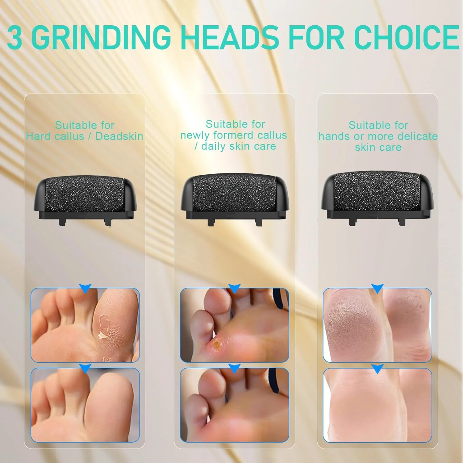 سوهان برقی پینه پا - با 9 عدد سری سنگ زنی بزرگتر، کیت پدیکور قابل حمل، سوهان پا برقی قابل شارژ و ضد آب برای مراقبت از پا، از بین برنده پوست مرده با صفحه نمایش LCD - مشکی سوهان برقی پینه پا - با 9 عدد سری سنگ زنی بزرگتر، کیت پدیکور قابل حمل، سوهان پا برقی قابل شارژ و ضد آب برای مراقبت از پا، از بین برنده پوست مرده با صفحه نمایش LCD - مشکی