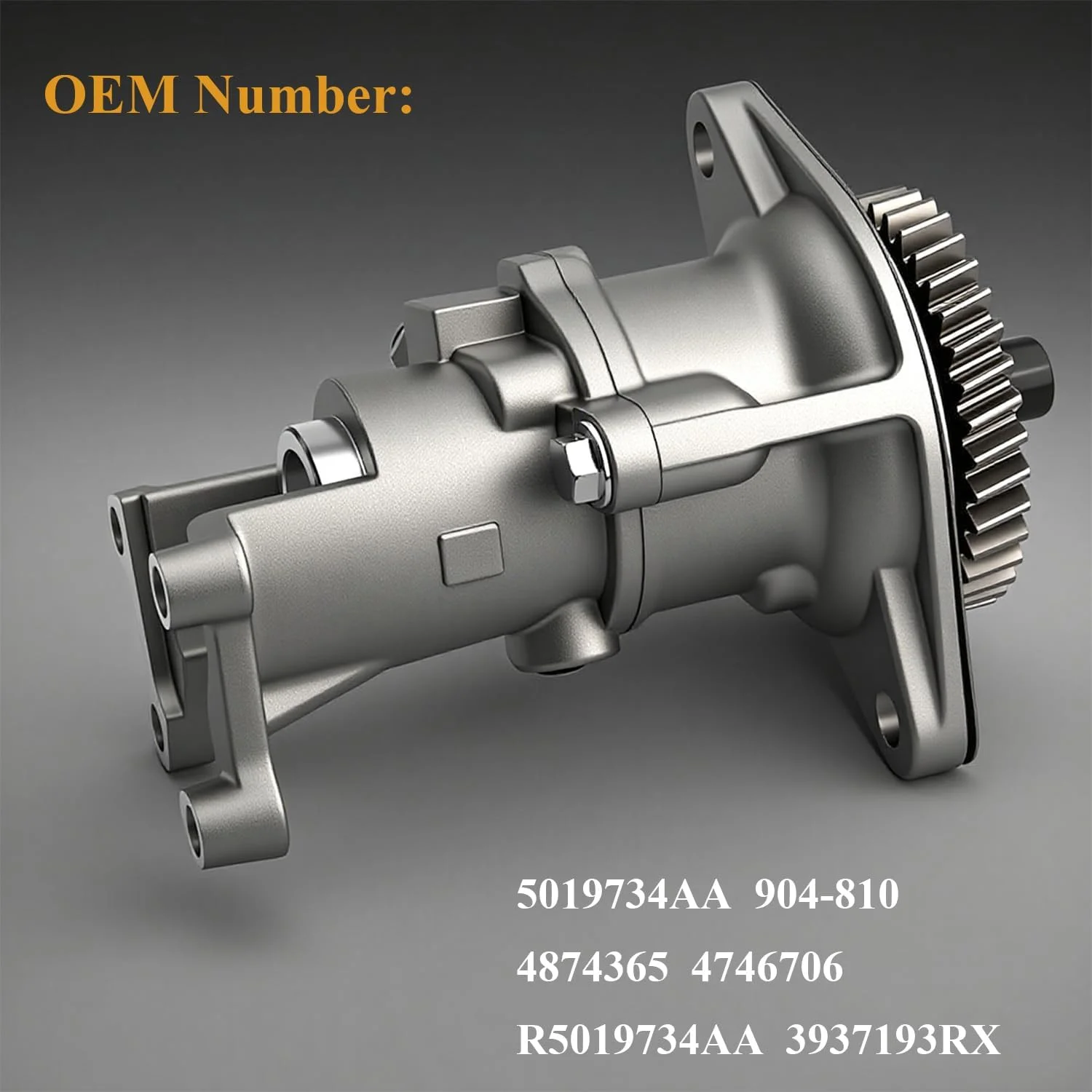 پمپ وکیوم ترمز Quivimoro 5019734AA مناسب برای دوج رم 2500 3500 مدل 1994-2002، برای کامیون پیکاپ 5.9 لیتری کامینز دیزل، جایگزین پمپ وکیوم OE# 904-810 4874365 4746706 R5019734AA 3937193RX