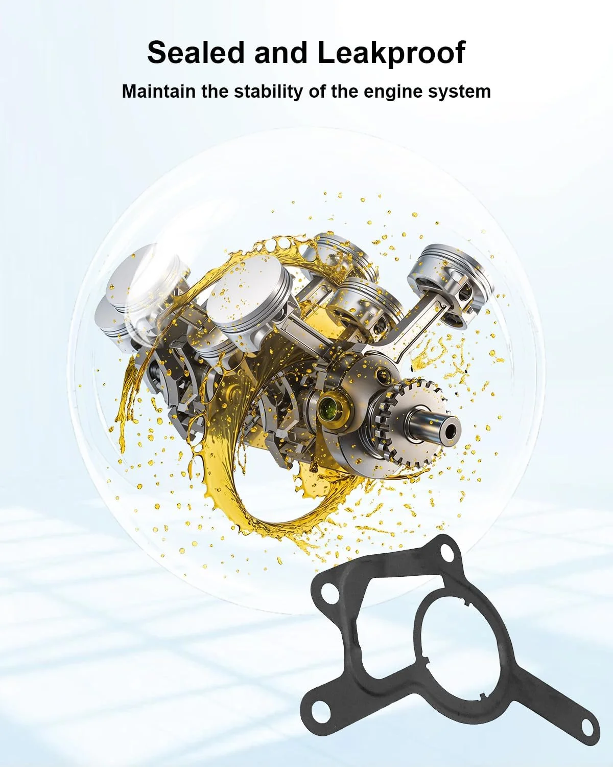 کیت بازسازی سیل پمپ وکیوم 3.0 لیتری مناسب برای مرسدس E320 07-09، E350 Bluetec 11-13، GL320 07-09، جیپ گرند چروکی 05-10، جیپ Commander 06-10، دوج Sprinter 2500 06-18 موتور دیزل