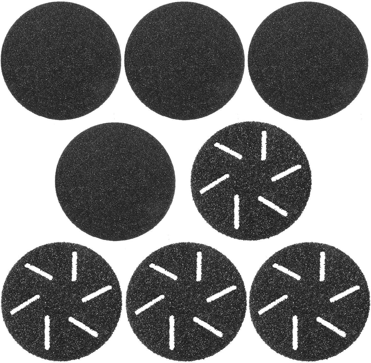 سری سنگ ساب جایگزین ECSiNG، بسته 8 عددی، ابزار مراقبت از پا، سازگار با دستگاه های پدیکور و از بین برنده پینه برقی Asiaark، زبری 100 و زبری 60