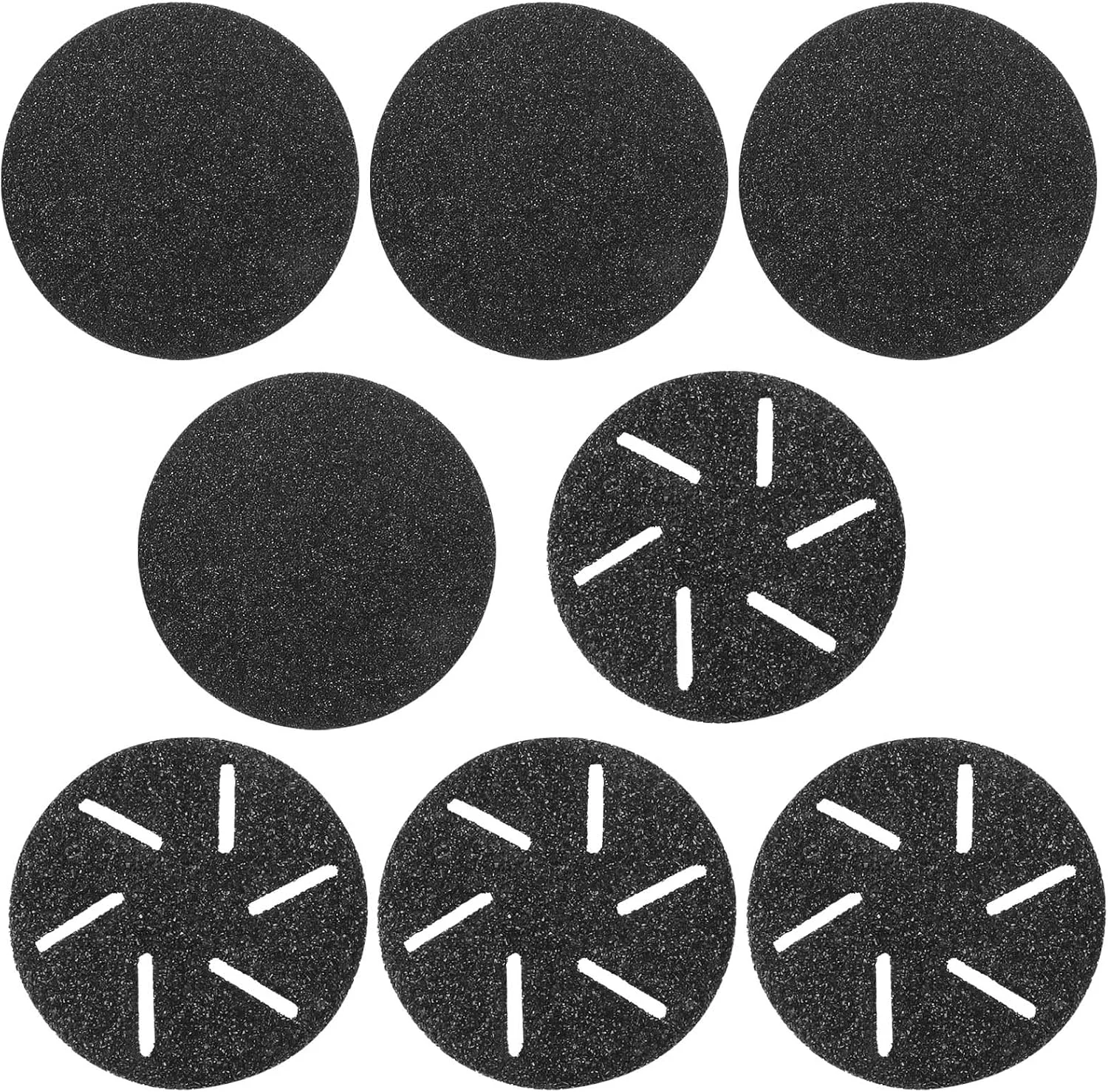 سری سنگ ساب یدکی 8 عددی ECSiNG، سازگار با دستگاه های پدیکور و از بین برنده پینه برقی آسیاآرک، درجه زبری 100 و درجه زبری 60