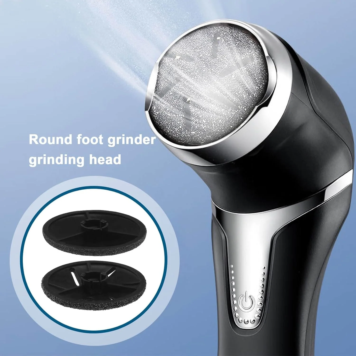 سری سنگ ساب یدکی 8 عددی ECSiNG، سازگار با دستگاه های پدیکور و از بین برنده پینه برقی آسیاآرک، درجه زبری 100 و درجه زبری 60