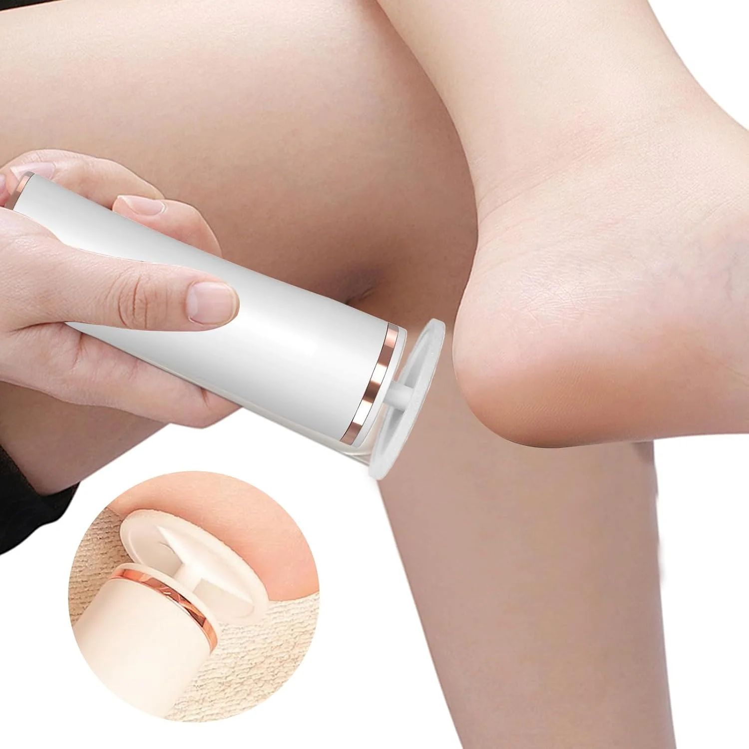 دستگاه الکتریکی از بین برنده پینه پا | چرخش 360 درجه برای از بین بردن پوست سفت پا - دستگاه اسکراب پدیکور حرفه ای قابل شارژ برای همسر، دوست پسر، زنان، والدین، مادر، همسر، پدر دستگاه الکتریکی از بین برنده پینه پا | چرخش 360 درجه برای از بین بردن پوست سفت پا - دستگاه اسکراب پدیکور حرفه ای قابل شارژ برای همسر، دوست پسر، زنان، والدین، مادر، همسر، پدر